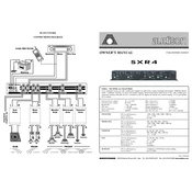 Audison SXR4 Crossover manual cover