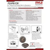 Pyle PLMR60DK Speaker manual cover