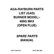 AGA Rayburn 499G MKII Cooker manual cover