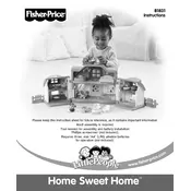 Fisher Price Mattel Little People Sweet Sounds Home B1831 Toy manual cover