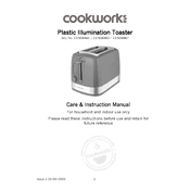 Cookworks 7481653 T3207KE-GRY Toaster manual cover