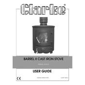 Clarke 6910101 Barrel 2 Cast Iron Stove manual cover