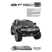 Power Wheels Mattel Black Ford F-150 T6991 Toy manual cover