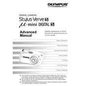 Olympus Stylus Verve S manual cover