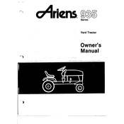 Ariens 935 Series 935025 Tractor
