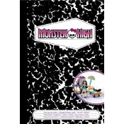 Mega Construx Mattel Monster High Gore-geous Vanity CNJ03 Construction Set manual cover