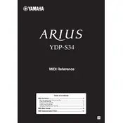 Yamaha Arius YDP-S34 Piano manual cover