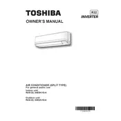 Toshiba RAS-22E2AVG-A Air Conditioner manual cover