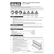 Sealey TIO760 Machine manual cover