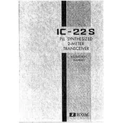 Icom IC-22S Transceiver manual cover