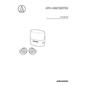 Audio-Technica ATH-ANC300TW Headphones manual cover