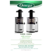 Omega VSJ843QS Juicer manual cover