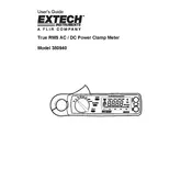 Flir Extech 380940 Clamp Meter manual cover