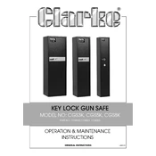 Clarke 7724020 CGS3K Key Lock Gun manual cover