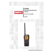 Simrad Navico HH36 Radio manual cover