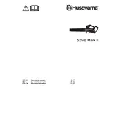 Husqvarna 525iB Mark II Blower manual cover