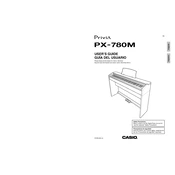 Casio Privia PX780 Keyboard manual cover