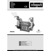 Scheppach SM200L 5903109966 Angle Grinder manual cover