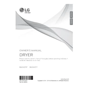 LG DLEX4270W DLEX4270W.ABWEEUS Dryer manual cover