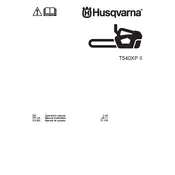 Husqvarna T540XP II Chainsaw 2022 manual cover