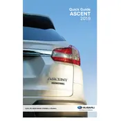 Subaru Ascent Limited 2019 manual cover