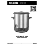 Sencor SPP 3200SS Boiler manual cover