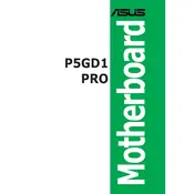 ASUS P5GD1 PRO Motherboard manual cover