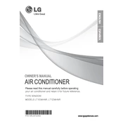 LG LT1034HNR LT1034HNR.AWYBUSH Air Conditioner manual cover