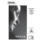 Toshiba Regza 42WL863 TV manual cover