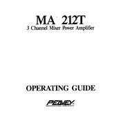 Peavey MA 212T Amplifier manual cover