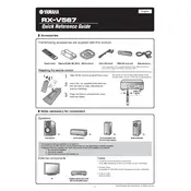 Yamaha RX-V567 Receiver manual cover