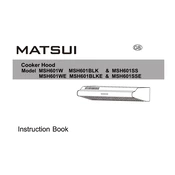 Matsui MSH601BLK manual cover