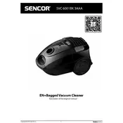 Sencor SVC 6001BK Vacuum Cleaner manual cover