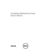 Dell OptiPlex 390 Small Desktop manual cover