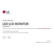 LG 27UQ850 27UQ850-W.AUS Monitor manual cover