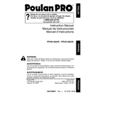 Poulan Pro PP3516AVX Chainsaw manual cover