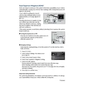 Acura ILX Road Departure Mitigation System 2018 Sedan manual cover