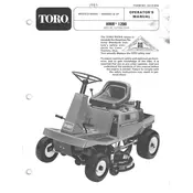 Toro HMR-1200 38-inch 55600 Tractor manual cover