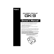 Roland GK-3 manual cover