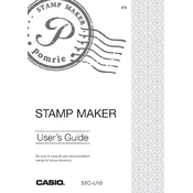 Casio STC-U10 Stamp Maker manual cover