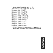 Lenovo IdeaPad 330-17AST D Laptop manual cover