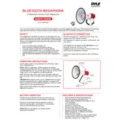 Pyle PMP52BT Megaphone manual cover