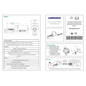 Lowrance Bullet Skimmer Transducer manual cover