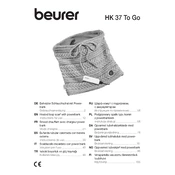 Beurer HK 37 To Go Heated Scarf manual cover