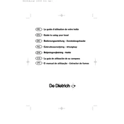 De Dietrich DHD479XE1 Hood manual cover