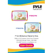 Pyle PTBKD7BL Tablet manual cover