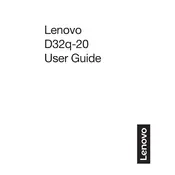 Lenovo D32Q-20 65F7-GAC1-WW Monitor manual cover