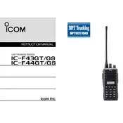 Icom IC-F43GS Radio manual cover