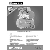 Parkside PKO 270 A2 3906118980 IAN 275673 Compressor manual cover