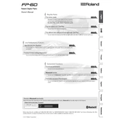 Roland FP-60 manual cover